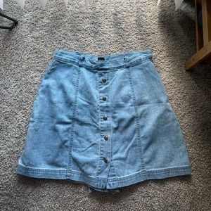 Vintage Warner Brothers Looney Tunes Pepe le Pew Denim skort- size extra large